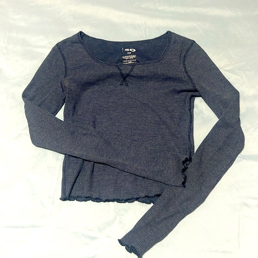Dark Blue Long Sleeve T-Shirt